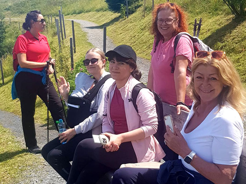 Unternehmerinnen-Networking am Berg der Sinne